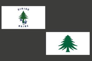 Current State Ensigns Flags Bundle Collection High Quality Illustration vector