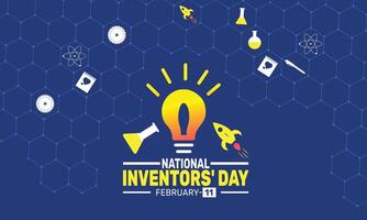 Inventors' Day recognizes the creativity and determination of inventors who bring ideas to life and transform industries. vector
