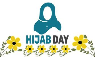World Hijab Day raises awareness about hijab and its significance fostering unity and breaking stereotypes by encouraging people to learn about its cultural and religious meaning. vector