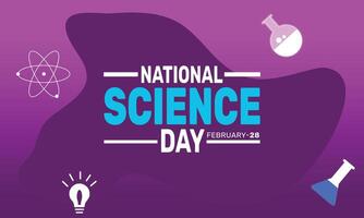 National Science Day promotes scientific knowledge, celebrates the contributions of scientists, and inspires students to pursue careers in science and technology for the betterment of society. vector