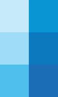 Vibrant minimalist layout with dual-tone color palette. Block design inspiration. Minimal simple mosaic geometric colorful artistic background vector