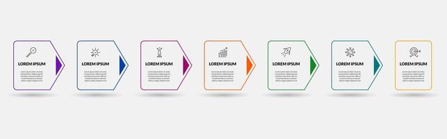 Infographic design business template with icons and 10 options or steps., vector