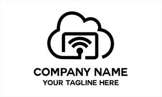 signal icon with cloud vector