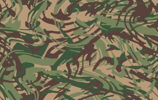 Camo texture for army clothing. Zebra stylish safari camo background. Soldier green brown and beige camouflaging seamless pattern. Military textile for print. vector