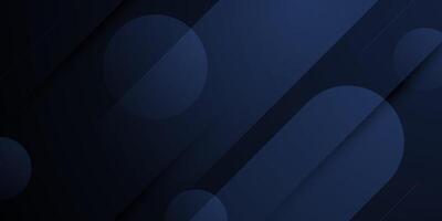 Dynamic abstract 3D dark background. Gradient dark color with simple shapes pattern. vector