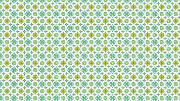 A digitally created seamless pattern featuring repetitive green and yellow geometric shapes. Perfect for use in backgrounds, wallpapers, textiles, and graphic designs requiring an intricate vector