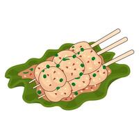Korean Odeng Illustrations in Modern Style vector