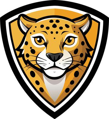 Cheetah Mascot A bold and powerful cheetah mascot design