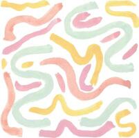 a colorful abstract pattern with lines and curves vector