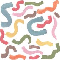 a colorful pattern of different colored shapes vector