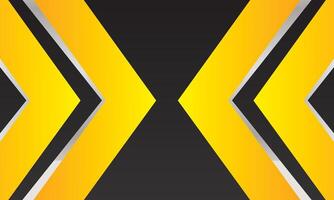 Yellow arrows stripe abstract background vector
