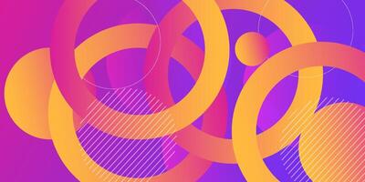 Orange circle pattern 3D background pattern with soft pastel color design. Abstract template and modern style texture background. eps10 vector