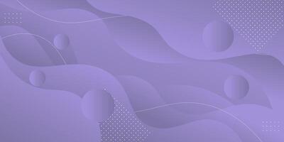Abstract bright purple 3D background with wave pattern and shadow. Realistic 3D wave background. Eps10 vector