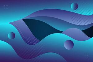 Abstract geometric colored blue background with wavy fluid shapes with simple pattern. Modern and cool concept. eps10 vector