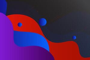 Abstract gradient colorful background with dynamic shape elements. eps10 vector