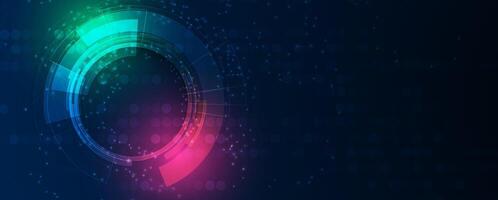 a colorful abstract background with a circle vector