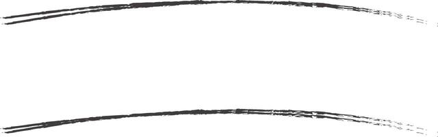 Minimalist black ink brushstroke frame, for modern artistic projects or abstract compositions, for banners, borders, and decorative elements. illustration vector
