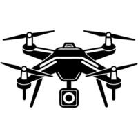 Drone isolated on white vector