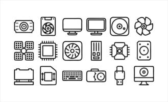 Minimalist Computer Pack vector