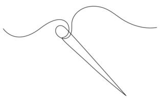 greeting card continuous line drawing vector