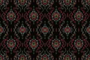 multi-colored decorated hand-drawn rendered traced embraided ornamental all over base background-repeat pattern geometrical texture border ethnic tribal creative design. vector