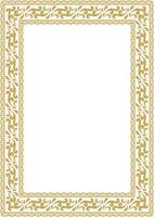 Royal Gold Frame Pattern. vector