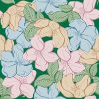 Stylist retro inspired color seamless pattern vector