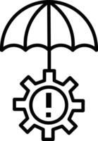 Mitigation Illustration Icon vector