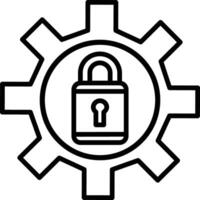 Password Setup Illustration Icon vector