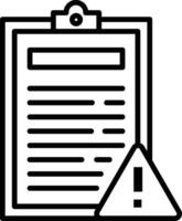 Contingency Illustration Icon vector