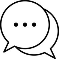 Messaging Illustration Icon vector