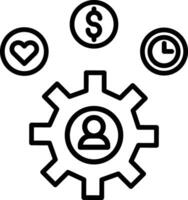 Preferences Illustration Icon vector