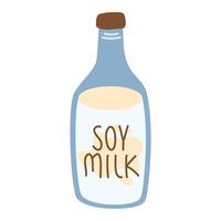 Soy Foods with Soy milk vector