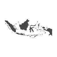 Indonesian Map symbol Icon design vector