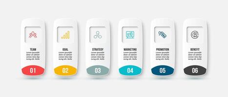 Infographic template business with option. vector