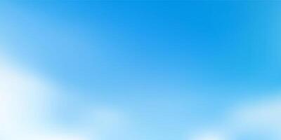Blue sky light background. White cloud sunny summer abstract gradient. Clear day meteorology gradation pattern. wavy clouds and sunburst rays. Fresh air sunny weather spring heaven landscape vector