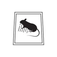 Mouse trap illustration design vector