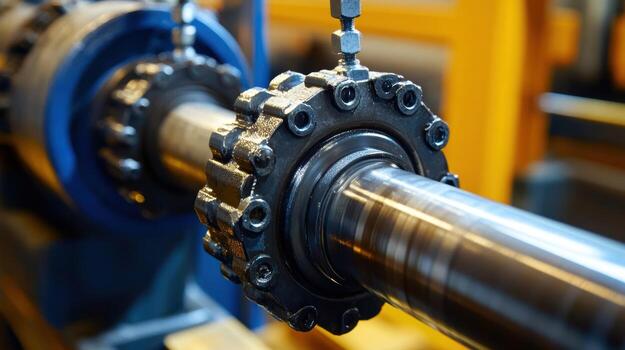 A closeup image of a resilient gasket being installed on a machine underscoring the significance of proper sealing in preventing breakdowns photo