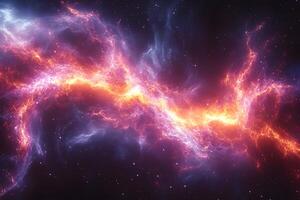 Cosmic Energy in Colorful Nebula Inspired Universe Background for Design photo