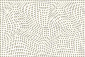 simple abstract brown color small star wavy distort pattern wavy star pattern background vector