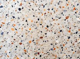 Mono Terrazzo Pattern Texture Background photo