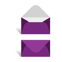 Envelope Size 6 x 3.5 in, template, With 3D Box, File vector