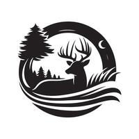 Deer Hunting Vectors Illustrations for Adventure Brands