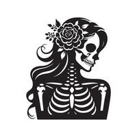 Skeleton Silhouette Vectors Graphics for Animated Projects