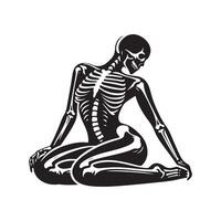 Skeleton Silhouette Vectors Art for Fun and Modern Graphics