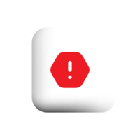 red exclamation point icon png