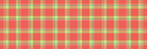 Vibrant coral, yellow, and mint green plaid pattern. Perfect for textile design, website backgrounds, or scrapbooking projects. Adds a cheerful, modern touch to any design. vector