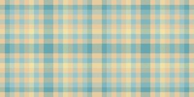 Blanket seamless texture, curtain plaid background fabric. Plank tartan textile check pattern in amber and pastel colors. vector