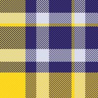 Silk background fabric textile, place check texture seamless. Quality pattern plaid tartan in indigo and bright colors. vector