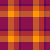 Vibrant autumnal plaid pattern in rich purple, orange, and deep red hues. Perfect for textile designs, fallthemed projects, or adding a warm, textured aesthetic to your designs. vector